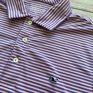 Vineyard Vines Men's Striped Polo Shirt S